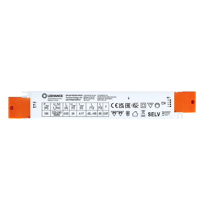 DR-SUP -100/220-240/24 white, horizontal