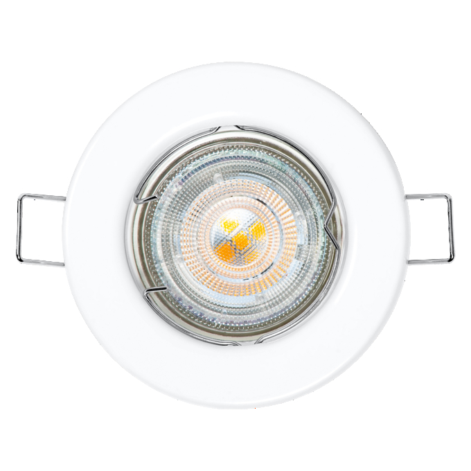 Spotlight Recess Set Incl. Osram LED 5x2.6W GU10 White white, upright, alternat