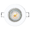 Spotlight Recess Set Incl. Osram LED 5x2.6W GU10 White white, upright, alternat (thumbnail)