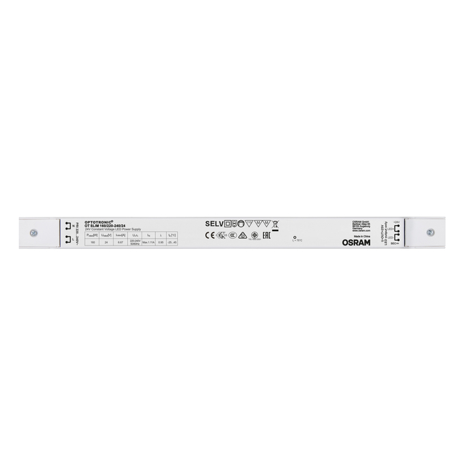 OT SLIM 160/220-240/24 white, horizontal