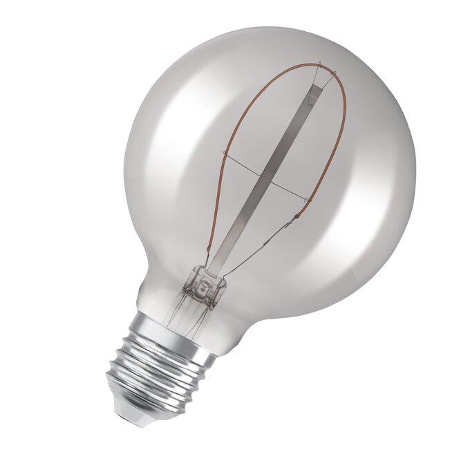 Vintage 1906 Globe 95 10 Filament 3.4W 818 Smoke E27