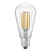 LED Classic Edison 60 Filament Energy efficiency class A S 4W 830 Clear E27 white, upright (thumbnail)