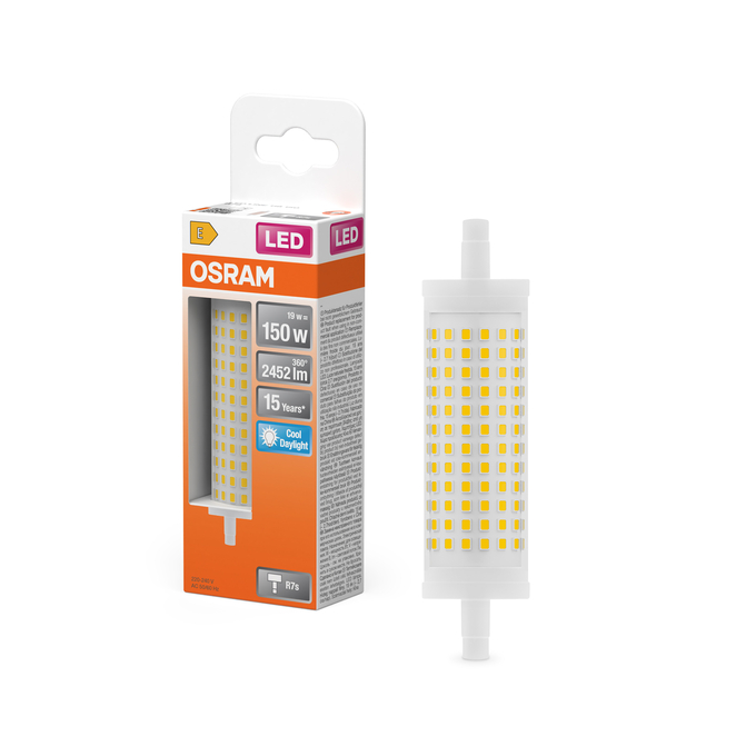 LED Line 118 150 300° 19W 865 Clear R7s Kombinirani snimak = Slika proizvoda + slika pakiranja