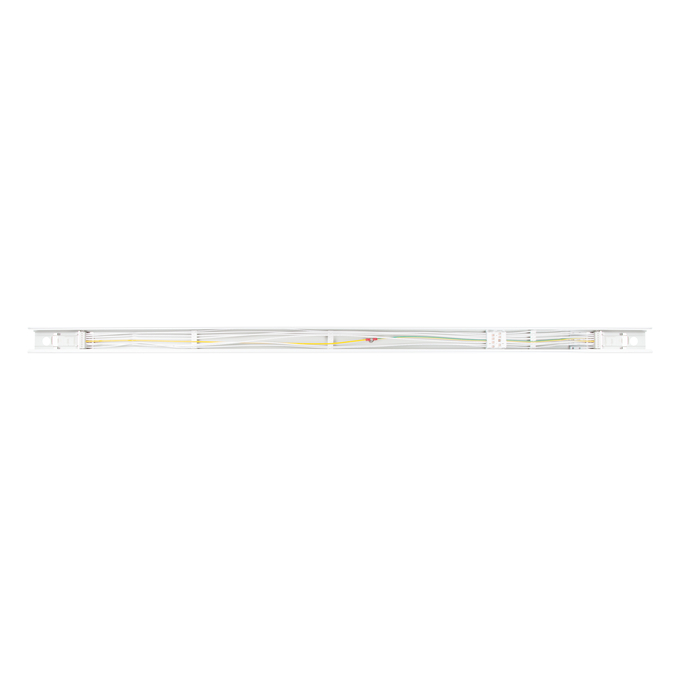 TRUSYS FLEX P RAIL 1500 5P END WT white, top view