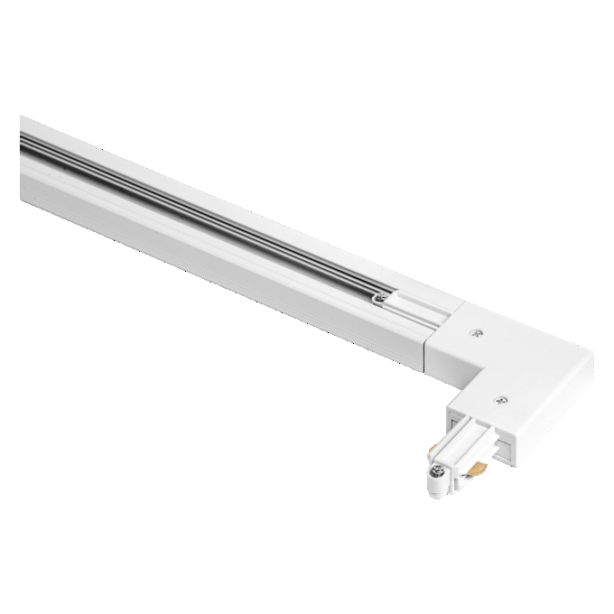 Tracklight Corner Connector White white, horizontal