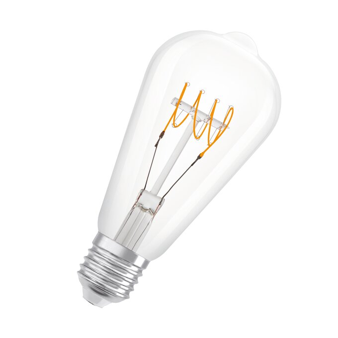 Vintage 1906 Edison 40 Filament DIM 4.8W 827 Clear E27