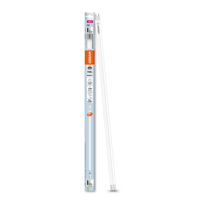 LED TUBE T8 18 EM MOTION SENSOR 600 mm 6.8W 840 Fotografie combinată = Fotografiede prezentare + Imagine cu ambalaj