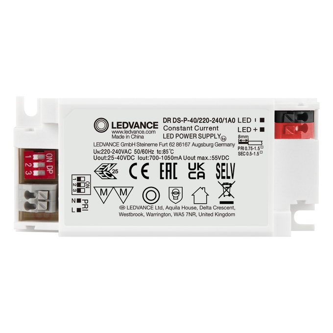 DR DS-P -40/220-240/1A0 white, upright