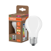 LED Classic A 60 DIM Energy efficiency class B 4.3W 827 Frosted E27 Fotografie combinată = Fotografiede prezentare + Imagine cu ambalaj (thumbnail)