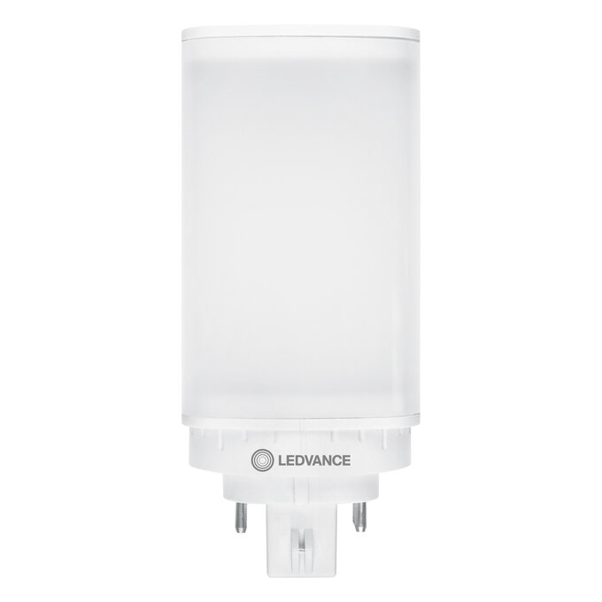 DULUX LED T/E13 HF & AC MAINS VALUE 6W 830 GX24Q-1 white, upright, LEDVANCE logo