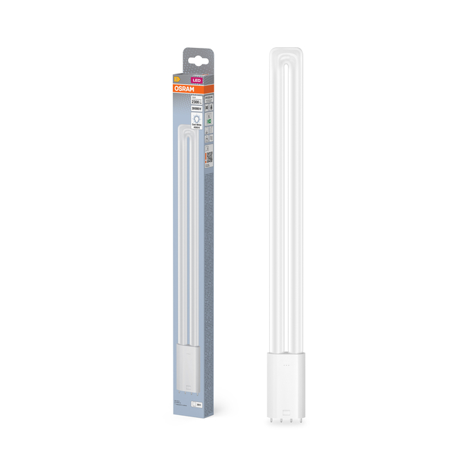 DULUX LED L36 HF & AC MAINS 18W 840 2G11 Fotografie combinată = Fotografiede prezentare + Imagine cu ambalaj