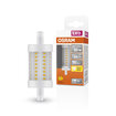 LED Line 78 60 330° 7.3W 827 Clear R7s Fotografie combinată = Fotografiede prezentare + Imagine cu ambalaj (thumbnail)