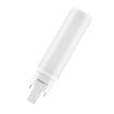 DULUX LED D/E13 HF & AC MAINS 6W 865 G24Q-1 white, diagonal, OSRAM logo (thumbnail)