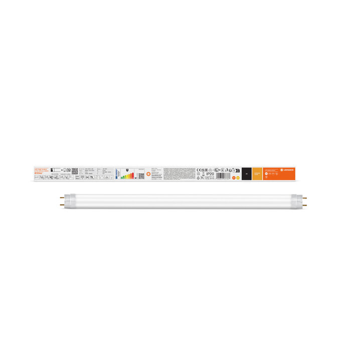 LED TUBE T8 EM S 438 mm 5.1W 830 Fotografie combinată = Fotografiede prezentare + Imagine cu ambalaj