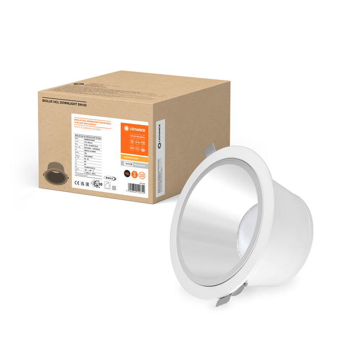 BIOLUX HCL DL DN150 S 21W TW DALI Kombinirani snimak = Slika proizvoda + slika pakiranja