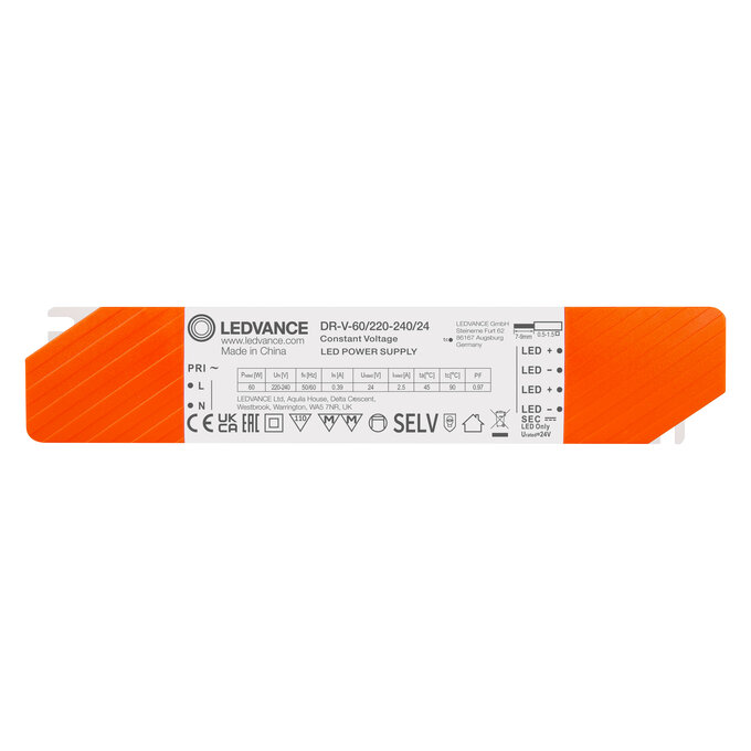 DR-V  -60/220-240/24 white, upright