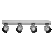 Decor Spot Jupiter Silver 4 Spot white, upright (thumbnail)