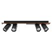Decor Spot Mercury GU10 Black 4x3.4W 927 DIM white, upright, alternat (thumbnail)