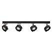 Decor Spot Pluto Black 4 Spot white, upright, alternat (thumbnail)