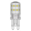 LED PIN 30 300° DIM P 3W 827 Clear G9 white, upright, LEDVANCE logo (thumbnail)