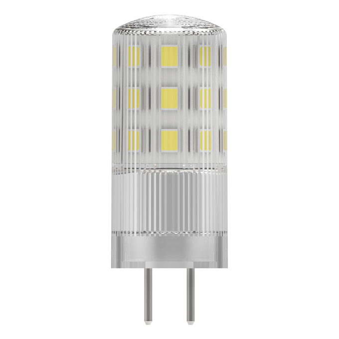 LED PIN 40 320° DIM P 3.8W 827 Clear GY6.35 white, upright