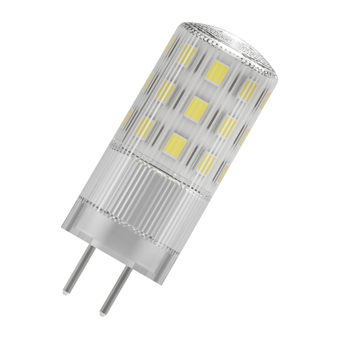 LED PIN 40 320° DIM P 3.8W 827 Clear GY6.35 white, diagonal