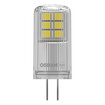 LED PIN 28 320° 2.2W 827 Clear G4 white, upright, OSRAM logo (thumbnail)
