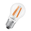 LED Classic P 40 Filament Energy efficiency class A 2.2W 827 Clear E27 white, diagonal, OSRAM logo (thumbnail)