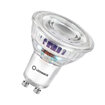LED PAR16 50 36°  Energy efficiency class A S 2W 827 GU10 white, diagonal, LEDVANCE logo (thumbnail)