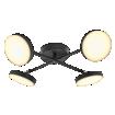 Decor Spot Moon 4Spot Cross 21W 830 Black white, upright, sw. on (thumbnail)