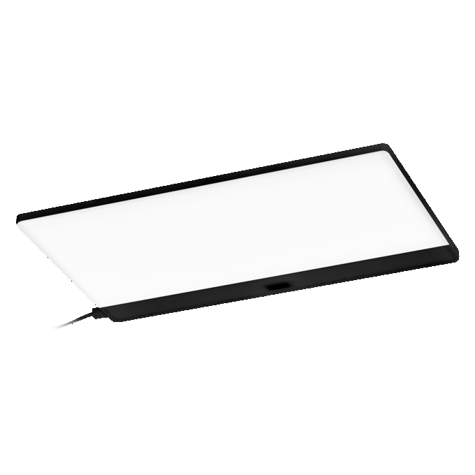 Undercabinet Panel Frameless 30x20cm CCT DIM Black white, upright, sw. on