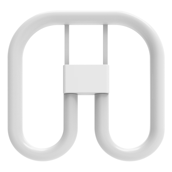 DULUX LED SQ28 EM VALUE 2 PINS 13W 840 GR8 white, upright