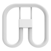 DULUX LED SQ28 EM VALUE 2 PINS 13W 840 GR8 white, upright (thumbnail)