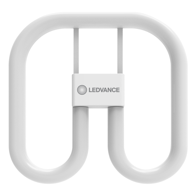DULUX LED SQ28 EM VALUE 2 PINS 13W 840 GR8 white, upright, LEDVANCE logo