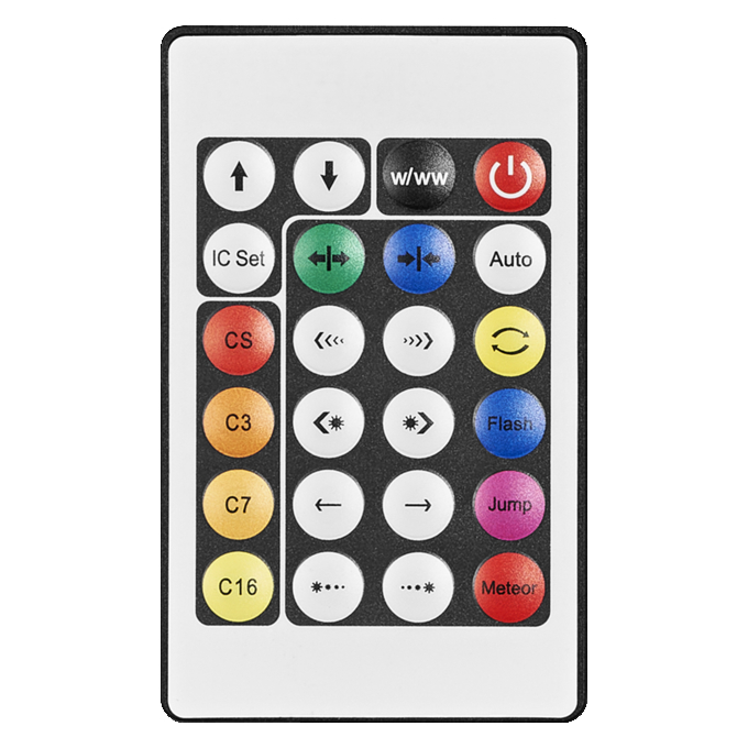 Flex Strip Outdoor Solar 5m Magic RGB Remote Control IP44 white, upright, alternat