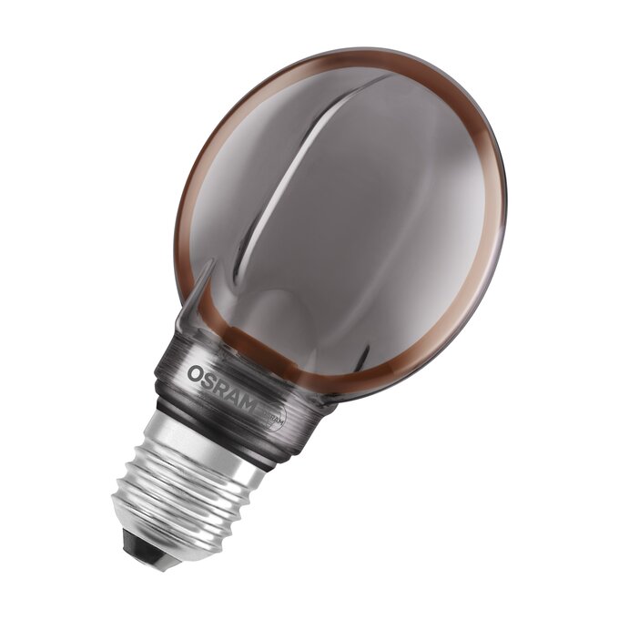 Vintage 1906 Globe 80 Filament O Lamp DIM 4W 818 Smoke E27