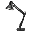 Office Line Desk Retro 9W 830 Dimmable Black white, upright, sw. on (thumbnail)