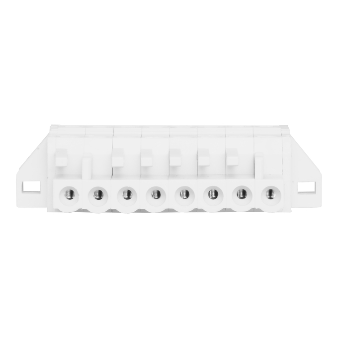 TRUSYS FLEX FEED IN CONNECTOR 8P  white, upright