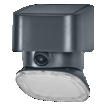 ENDURA Style Solar Turn Sensor Wall IP54 Dark Grey white, upright (thumbnail)