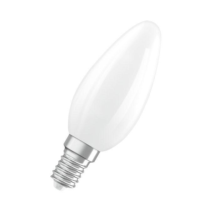 LED Classic B 40 Filament DIM CRI97 S 4.2W 927 Frosted E14 white, diagonal