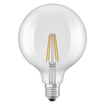 LED Classic Globe 125 60 Filament V 5.9W 827 Clear E27 white, upright (thumbnail)