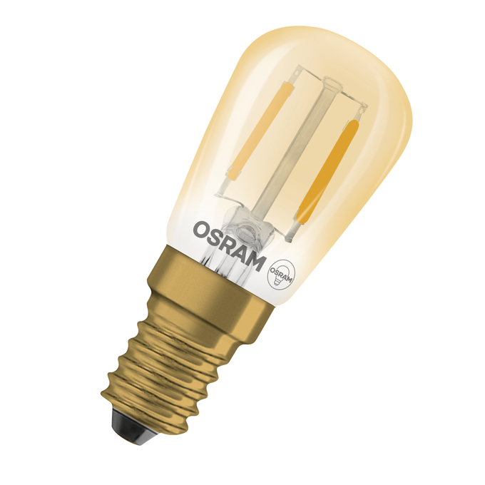 Vintage 1906 LED T26 5 Filament 1.6W 824 Gold E14
