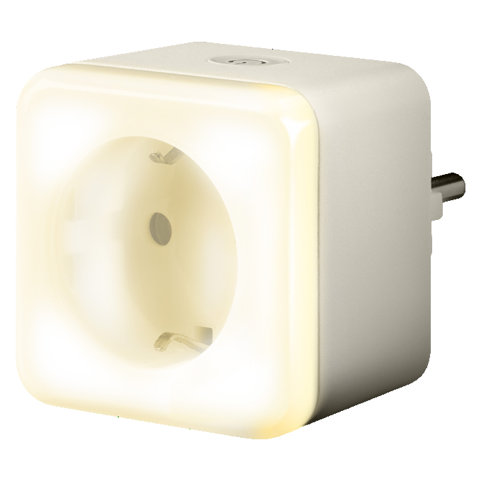 SMART+ WIFI Nightlight Plug EU White white, upright, sw. on