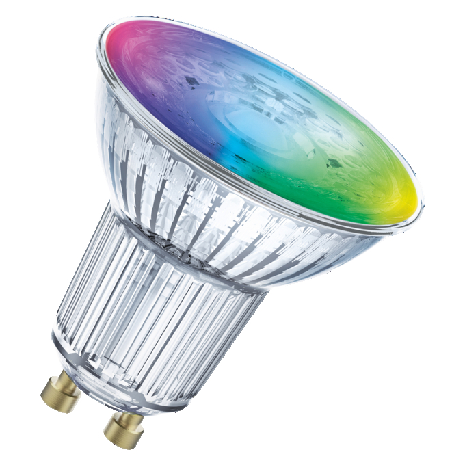 SMART+ MATTER Multicolor Spot PAR16 50 45° 4.7W GU10 white, diagonal, sw. on