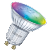 SMART+ MATTER Multicolor Spot PAR16 50 45° 4.7W GU10 white, diagonal, OSRAM logo (thumbnail)