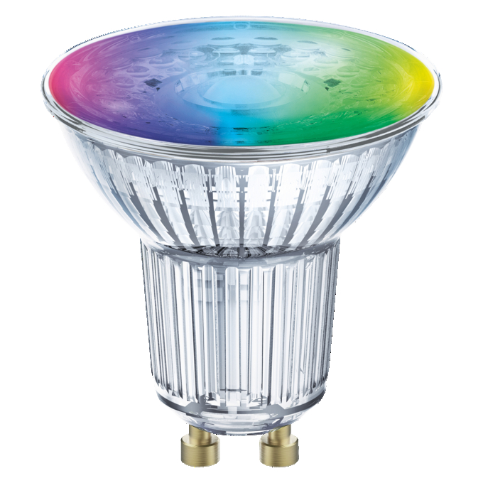SMART+ MATTER Multicolor Spot PAR16 50 45° 4.7W GU10 white, upright, sw. on