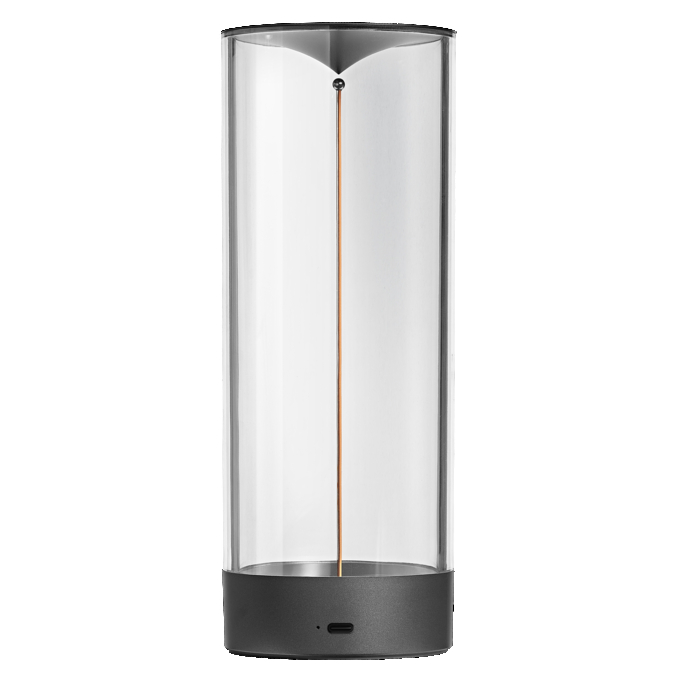 ENDURA Style Decor Filament Table USB IP54 white, backside