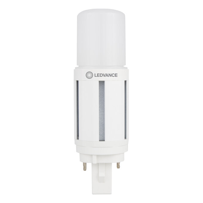 DULUX LED D18 VT EM & AC MAINS VALUE 7.5W 840 G24D white, upright, LEDVANCE logo