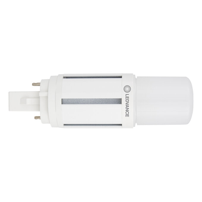 DULUX LED D18 VT EM & AC MAINS VALUE 7.5W 840 G24D white, horizontal, LEDVANCE logo