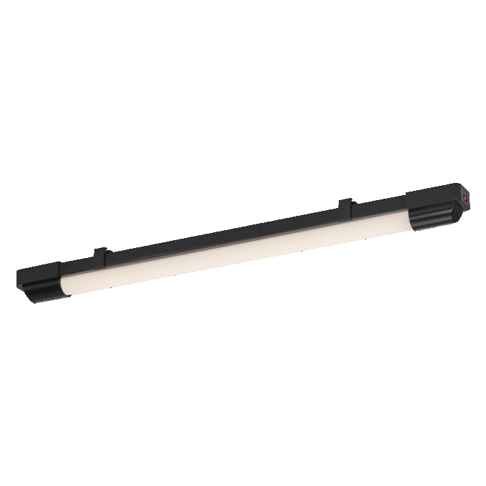 LED Shift Batten 60cm 12W CCT Black white, upright, sw. on